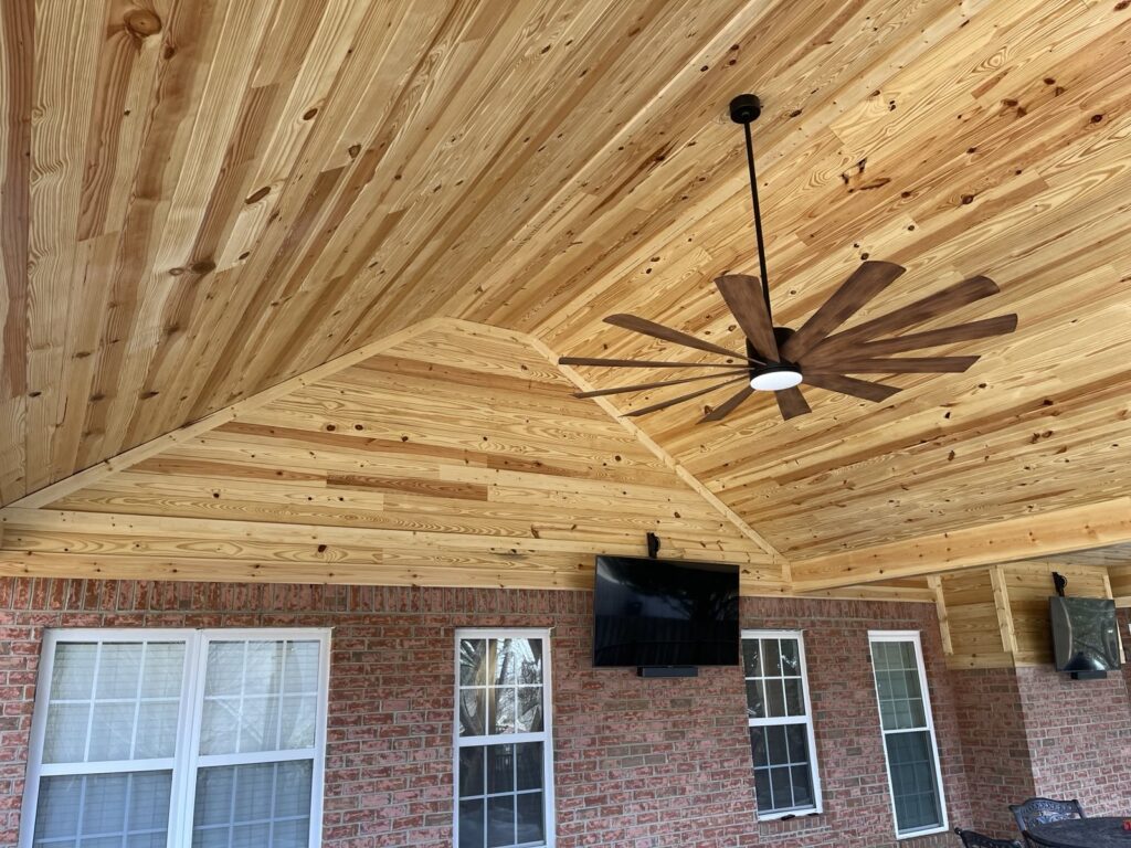 Home Addition Covered Deck