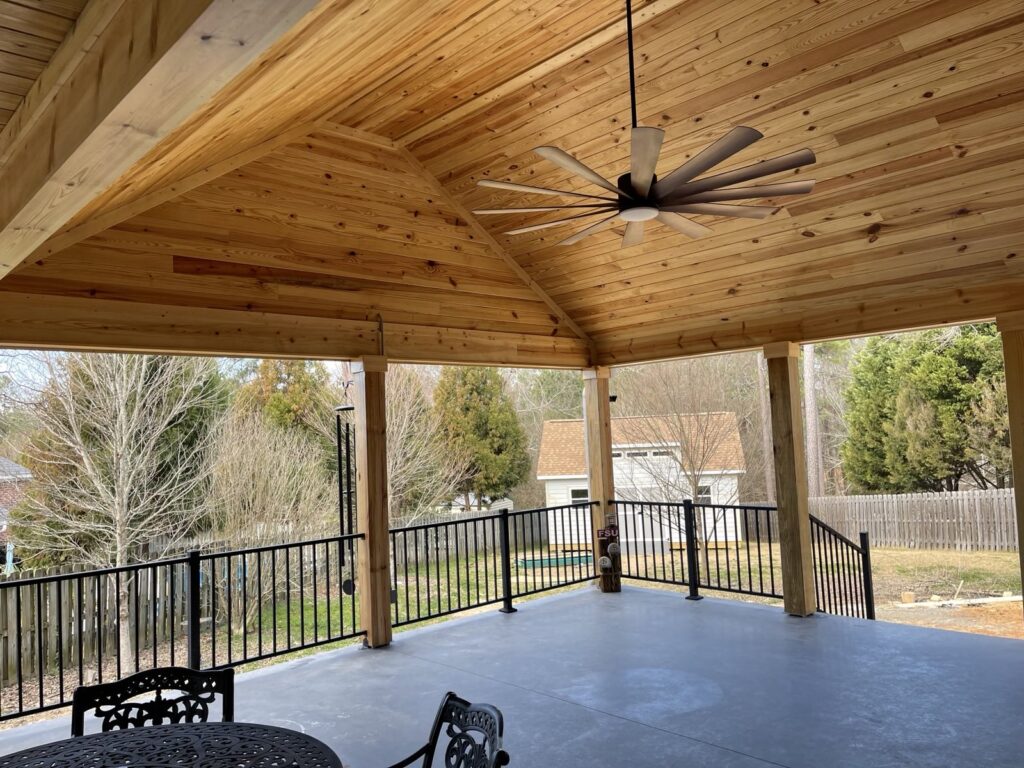 Home Addition Covered Deck