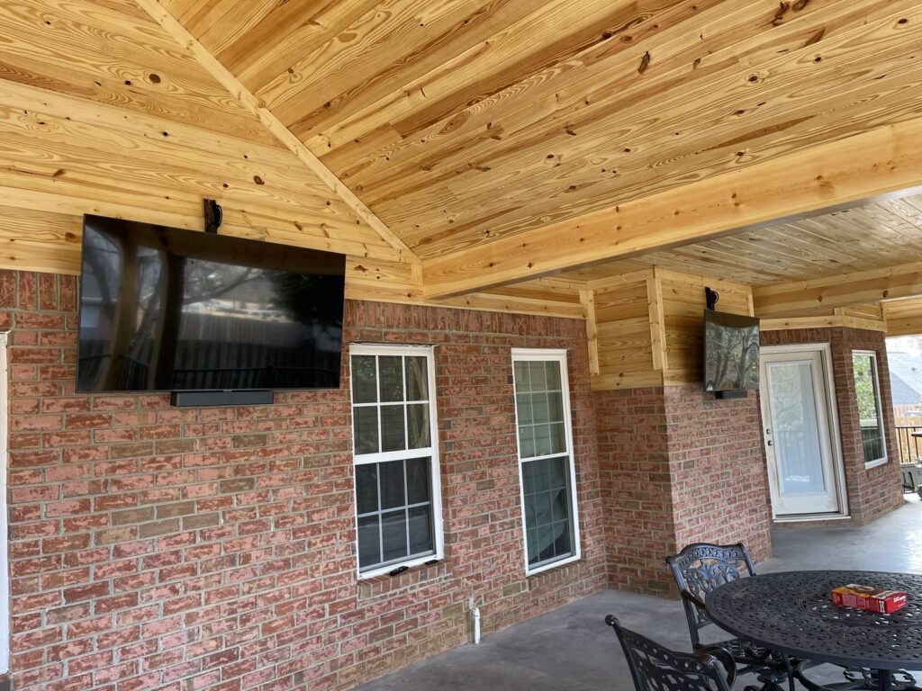 Home Addition Covered Deck